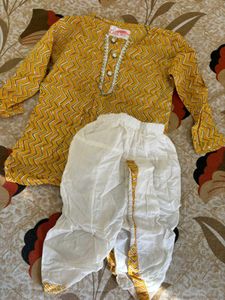 Girls Kurti And Dhoti Set