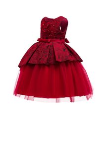 Hopscotch Red Sleeveless Floral Print party Dress
