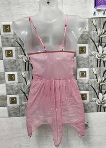 Pink Lace Detail Top