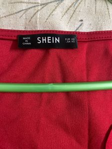 Shein Red Midi Dress