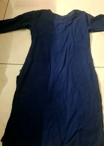 BLUE AND PEACOCK GREEN KURTI