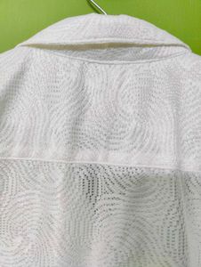 The Indian Garage Co. Textured Oversized Shirt - S