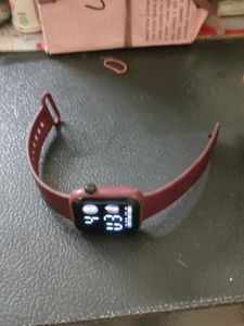 Burgundy Digital Smart Watch