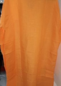Saffron Colour Kurta for Men