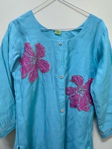 Elegant printed kurta set