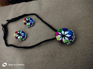 Handmade Embroidered Jewelry Set