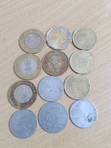 Few Coins Of Rs. 20, 10, 2 And 1