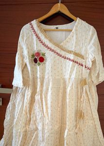 Angrakha Kurta With Sharara