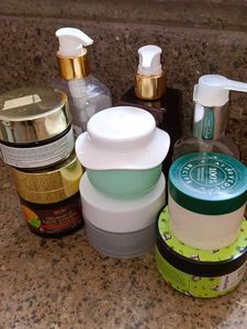 Empty Container  And Bottles