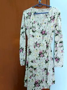 Floral Wrap Dress