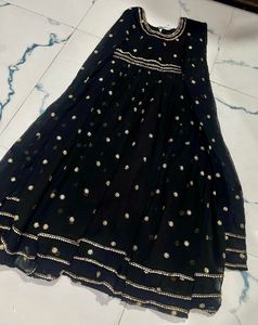 Elegant Black Ethnic Gown
