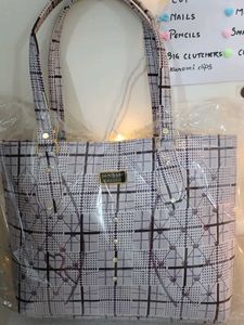 Chic Patterned Tote Bag
