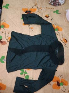 Black Fitted shirt for women