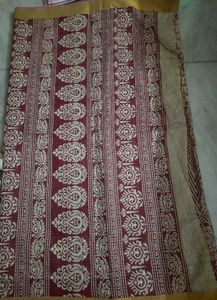 Elegant Printed Saree with Blouse