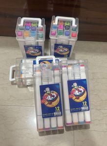 12 Colour Marker Pen Set