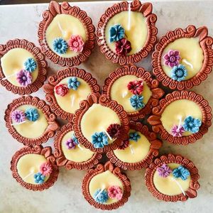 🪔✨ Handmade Mitti Diyas – Artistic for festival