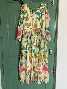 Pristino Women Floral Print Anarkali Kurta