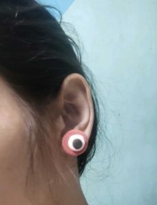 Funky Clay Stud Earrings