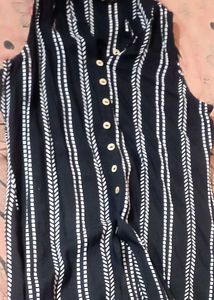 Sleeveless cotton Black kurti 😻