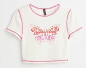 Butterfly Graphic Crop Top