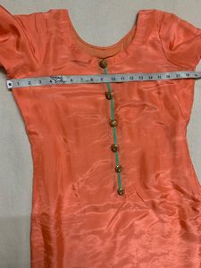 PUNJABI  SALWAR SUIT WITH PAPER SILK DUPATTA