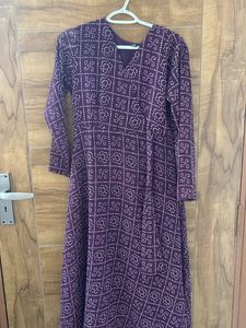 Printed Georgette maxi Dress