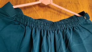 embroidered Navy Blue sharara set