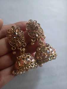 4 Pc Kundan Jewellery Set