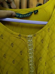 Elegant Mustard Kurta