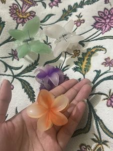 Cute flower and butterfly shaped Hair Clips