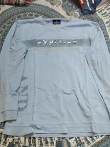T-Shirt, With Blue Colour. Size:-40-45