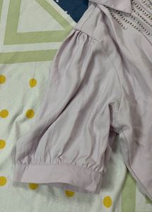 Lavender Puff Sleeve Top