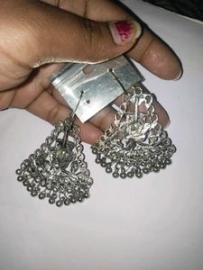 Floral Jhumka Earrings