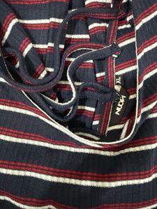 Striped Back Croptop by Nuon Westside