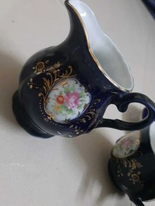 Tea Set Purple N Golden