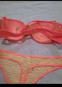 Coral Lace Bikini Set✨