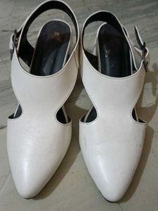 Elegant White Heels
