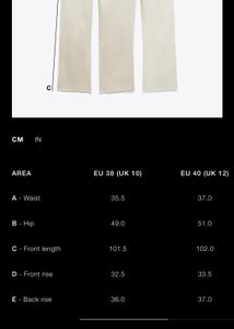 Zara Straight High Rise Jeans