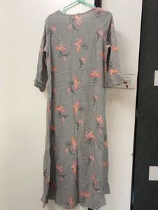 Floral Print Kurta - Elegant &amp; Comfortable