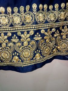Elegant Blue Embroidered Kurta