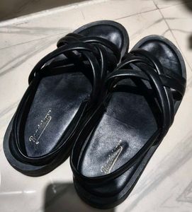 Roadster Black Platform Sandals