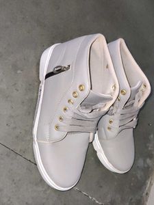 Zapatoz  Grey Lace-up Ankle Length Boot Shoes
