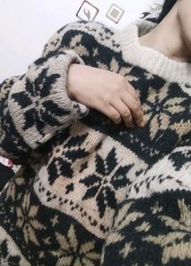 Vintage Patterned Sweater
