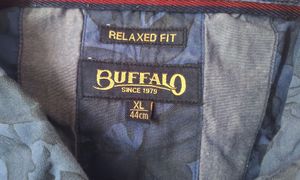 Buffalo Blue Floral Shirt Size XL 44 Relaxed Fit