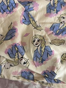 Elsa Print Crop Sweatshirt