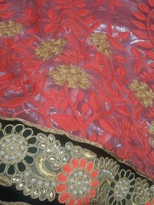 Beautiful Heavy Saree With Blouse 🤩