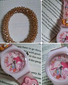 My Melody Pink Watch +Bracelet 💗