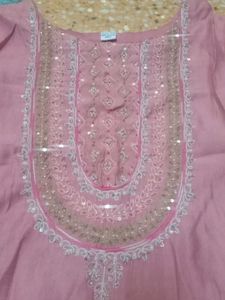 Embroidered Pink Top