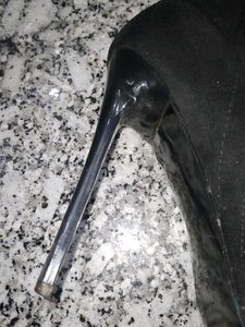 Black Over-the-Knee Stiletto Boots