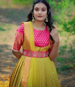 Partywear ethnic gown